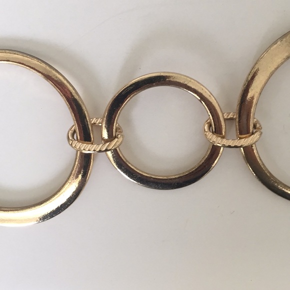 GOLD ADJUSTABLE CHAIN LINK BELT - Picture 4 of 5